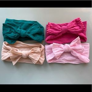Lot of 4 Baby Bling Bows